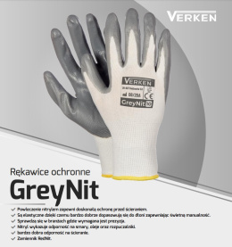 Rękawice robocze BHP GreyNit rozmiar 10/XL