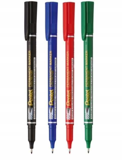 Foliopis z cienką okragłą końcówką czarny NF450-A