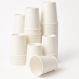Kubki papierowe 250 ml jednorazowe do cieplych zimnych napojów do kawy herbaty
