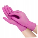 rękawiczki nitrylowe różowe