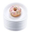 Talerzyki papierowe 15cm 100szt talerze jednorazowe deserowe okrągłe eko