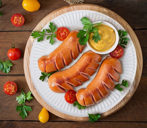 Talerzyki papierowe 18cm 50szt talerze jednorazowe deserowe okrągłe eko