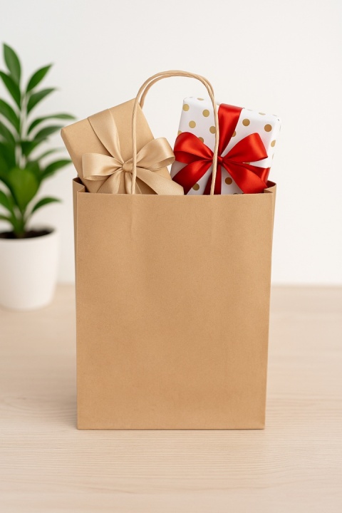 Torba papierowa ekologiczna 180x80x225 10szt