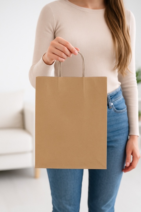 Torba papierowa ekologiczna 180x80x225 10szt