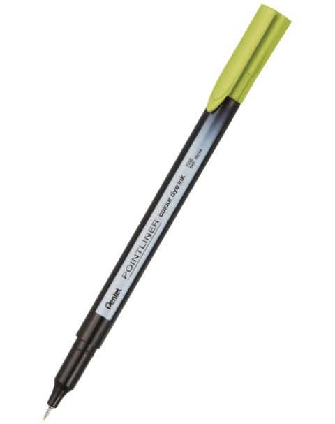 Cienkopis kreślarski Pointliner 0,4mm limonkowy Pentel s40